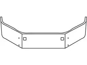 New 2018 Volvo VNR Bumper (Stock #LJ001016)) Part Image