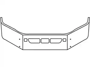 New 2018 Volvo VNR Bumper (Stock #LJ001116)) Part Image