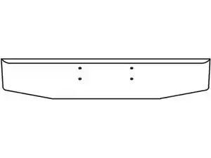 New 2003 Western Star 4900FA Bumper (Stock #IC000002)) Part Image