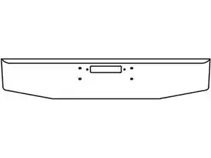 New 2003 Western Star 4900FA Bumper (Stock #IC001002)) Part Image