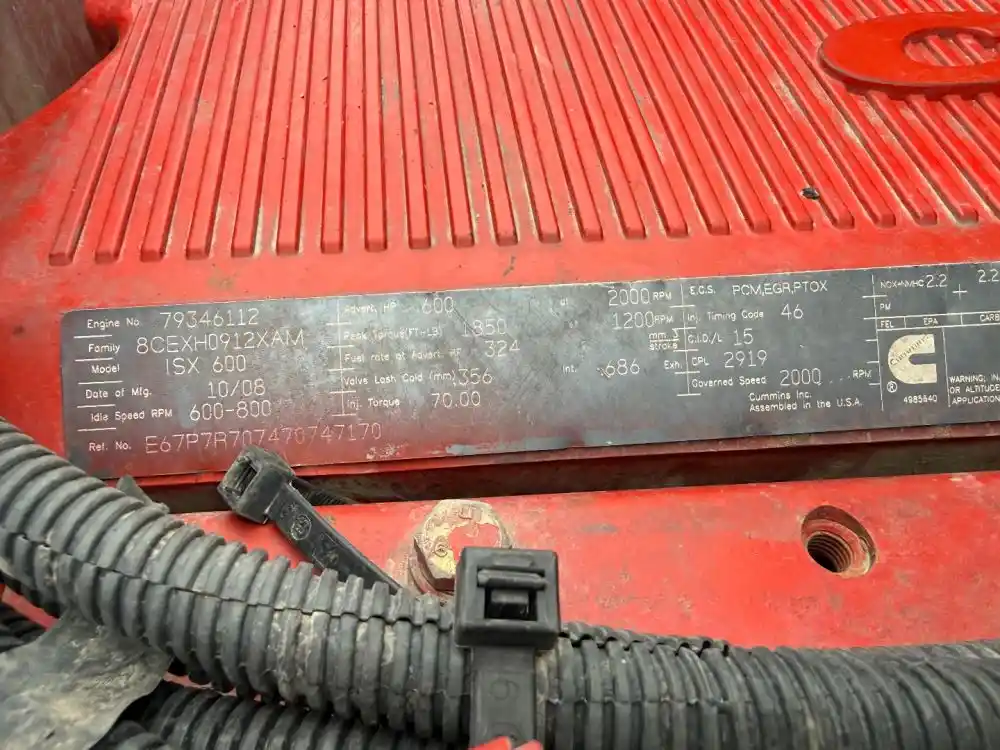 Image 5 of truck Salvage 2009 Kenworth T800 Truck Delivery 