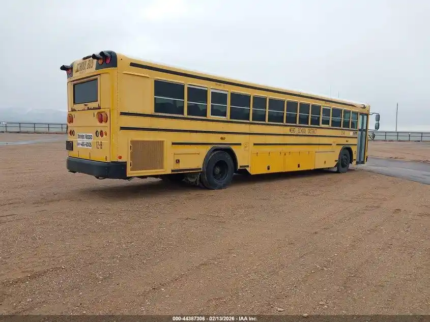 Image 4 of truck Salvage 2012 Blue Bird Bluebird School Bus  