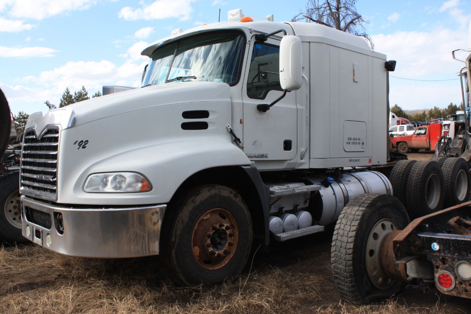 Salvage 2013 Mack CXU613 Truck Tractor For Parts Sturgeon County, Alberta, Canada TPI TPI