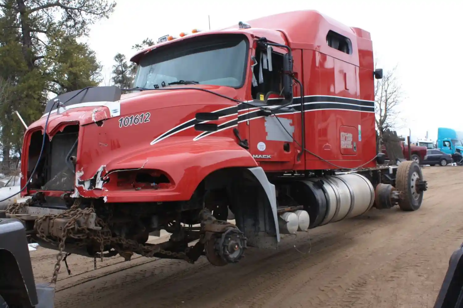 Salvage 2015 Mack CXU613 Truck Tractor For Parts Sturgeon County, Alberta, Canada TPI TPI