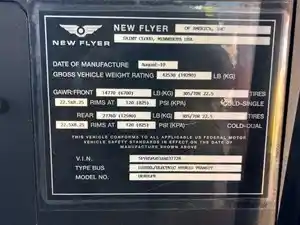Salvage 2010 New Flyer DE40 LF - L00082