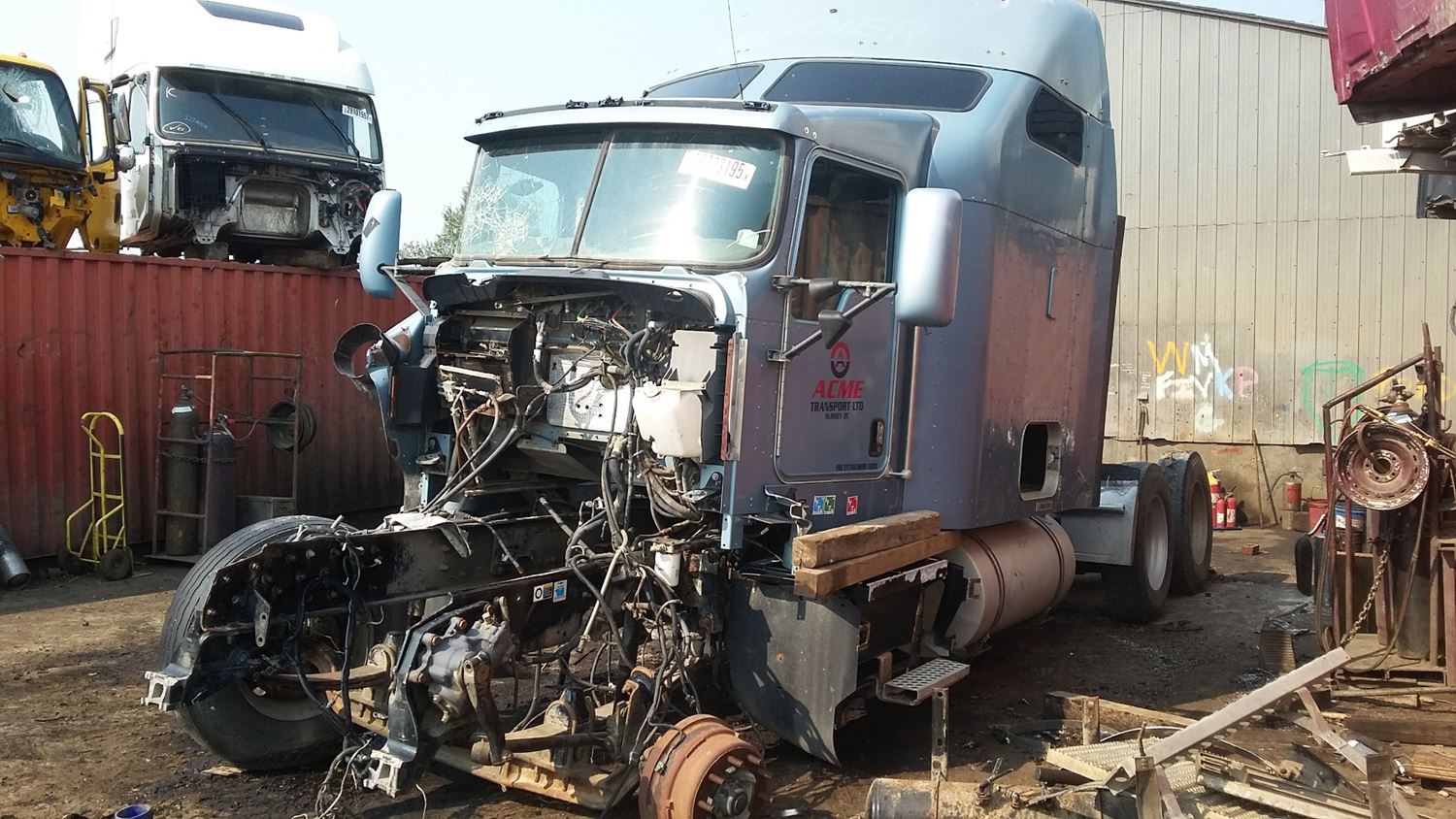Salvage 2007 Kenworth T600 Truck For Parts Calgary, Alberta, Canada