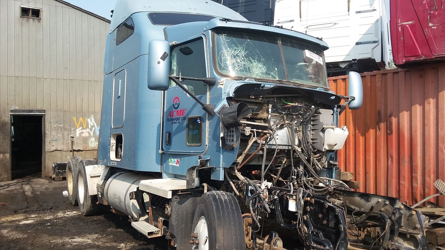 Salvage 2007 Kenworth T600 Truck For Parts Calgary, Alberta, Canada