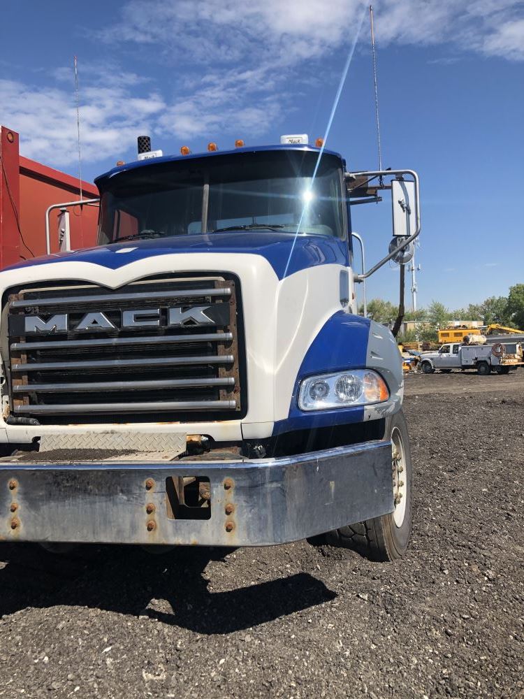 Salvage 2010 Mack GU813 Truck Delivery For Parts Calgary, Alberta