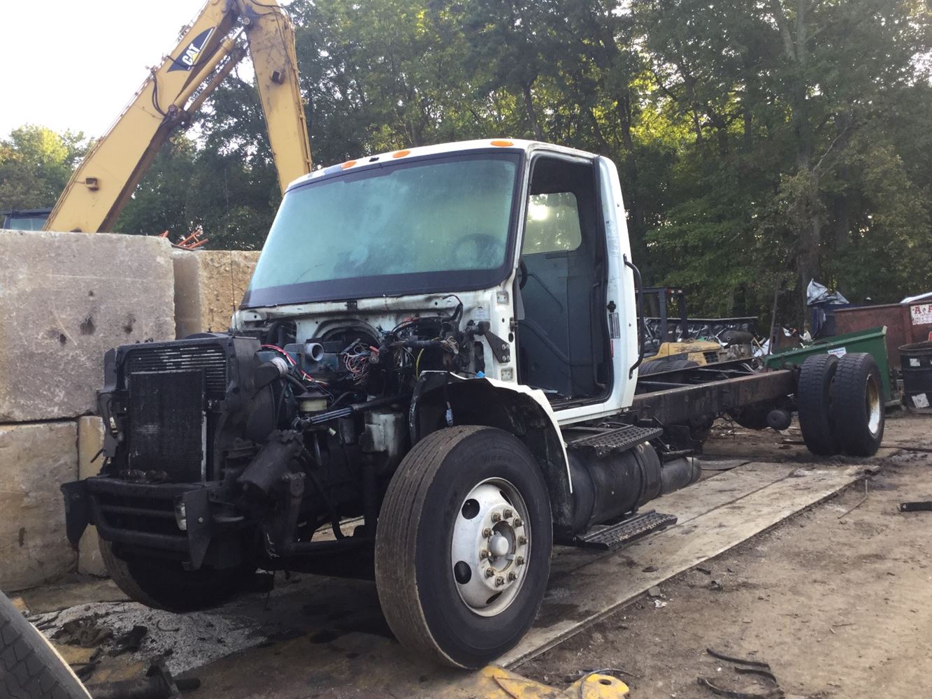 Salvage 2004 International 4300 Truck Delivery For Parts Freehold